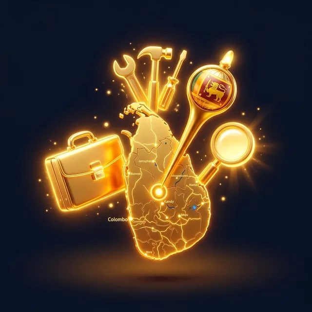 3D Sri Lanka Business Directory Emblem